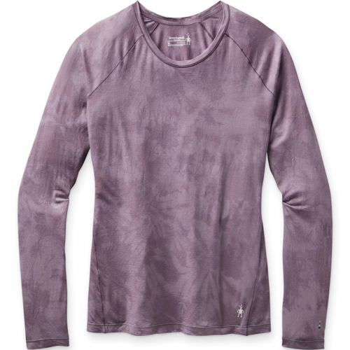 SmartWool Merino 150 Baselayer Long Sleeve Shirt for Women Dusk Marble Wash/Plant Based Dye Medium
